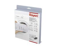 Rayen 6290.01 Lave séchoir Linge Sac de Protection réutilisable pour Le Lavage des Chaussures |, Blanc, 34 x 16 x 19 cm