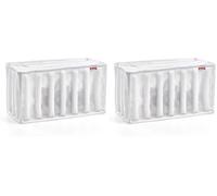 Rayen 6290.01 Lave séchoir Linge Sac de Protection réutilisable pour Le Lavage des Chaussures |, Blanc, 34 x 16 x 19 cm (Lot de 2)