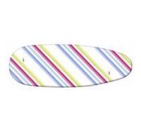 Rayen | Housse pour table à repasser XXL | 4 épaisseurs : mousse, molleton | Housse à revêement en titane | Gamme Premium | 150x55 cm(Max. planche à repasser : 146 x 48 cm ) Bleu foncé chevron