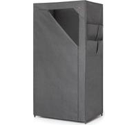Rayen Armoire & penderie Penderie mobile et polyvalente Montage facile avec barre de suspension et 4 poches latérales Ouverture zippée Grande capacité de stockage 79 x 54 x 155 cm