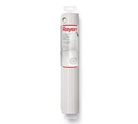 Rayen Tapis de douche antidérapant en caoutchouc 50 x 50 cm Blanc