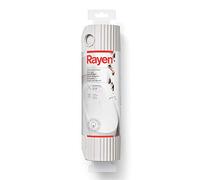 Rayen Tapis antidérapant bain/douche 2340.01 – 100% caoutchouc naturel, 86 x 33 cm, gris clair