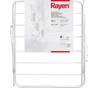 Rayen corde à linge verticale, facilement pliable, 14m de surface de séchage, avec système de verrouillage des jambes, avec butées antidérapantes, 61x138x44,5cm