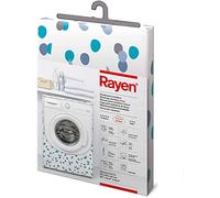 Rayen | Couverture de laveuse moyenne | Boîtier de machine à laver à chargement frontal| Laveuse et sèche-cheveux avec Zipper | 84 x 60 x 60 cm, Blanc