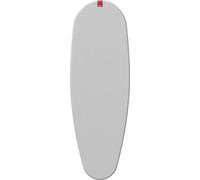 Rayen Couverture de planche à repasser Housse de repassage réglable Système EasyClip 4 couches : Mousse, polaire, 100% coton et tissu aluminium Gamme Premium Taille : 130x47 cm Gris clair