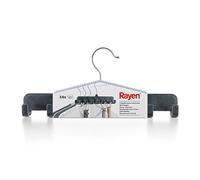 Rayen Crochet pour 14 Ceintures, ABS flotté, Gris, 31,5 x 14 x 4,5 cm