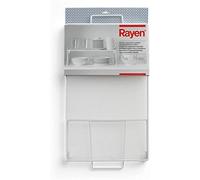 Rayen Étagère de Rangement empilable Blanc 41 x 25,5 x 15 cm