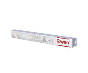 Rayen | Étendoir télescopique Mural | pour intérieur comme pour extérieur | 5 mètres de Surface d’étendage | Pliable pour économiser de l'espace | Dimensions 80 x 37 cm, Blanc