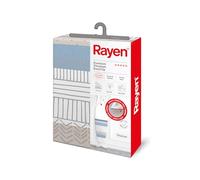 Rayen Housse table à repasser – Gamme Premium, 4 épaisseurs coton 100 % et titane 130x47 cm