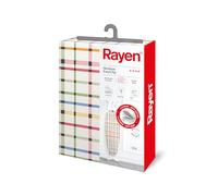 Rayen | Housse pour table à repasser Universelle XXL | 3 épaissuers: mousse, molleton et tissu 100 % coton | Gamme Medium de Rayen | 150 x 55 cm | Rayures de couleur