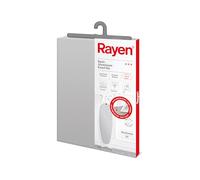 Rayen Housse de table à repasser universelle 2 couches mousse et coton clip aluminium 115x38 cm Gris