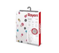 Rayen Housse pour table à repasser Basic Plus 130 x 47 cm 3 épaisseurs coton imprimé Confetti