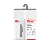 Rayen | Housse vêtement pour penderie | Housse de costume sur cintre avec fermeture à glissière | Couvre-robe résistant à la poussière et à l'humidité | 60 x 150 cm | Blanc imprimé/Translucide