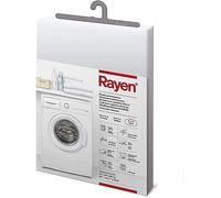 Rayen laveuse de Base 84x60x60 cm | Boîtier de Machine à Laver à Chargement Frontal impermé à l’Eau de Lave sèche-Linge | Couverture de Fixation Velcro, PEVA, Claire, 84 x 60 x 60 cm