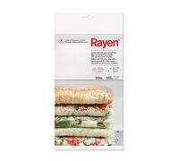 Rayen Lot de 50 Sacs spéciaux pour Aliments avec étiquettes et Fermetures, 10 l, 47 x 30 cm