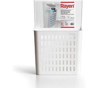 Rayen Multifonction pour Portes d'armoires | Cintre Multifonctionnel | Aucune Installation requise, 36 x 24 x 10 cm, polypropylène, Blanc, Dimensions : 36 x 24 x 10 cm
