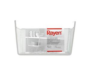 Rayen | Panier Suspendu pour Étagères | Rangement Multifonction | Installation Facile | Capacité Optimale | 30 x 15 x 25 cm | pour Étagères jusqu'à 2,6 cm