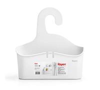 Rayen Panier Suspendu pour la Douche, Blanc, Dimensions : 28 x 8 x 28 cm (2001.01)