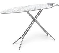Rayen Planche à repasser assortiment de base Plateau en métal déployé Housse en coton et polyester Patins en caoutchouc antidérapants Dimensions : 113x34x5,5 cm