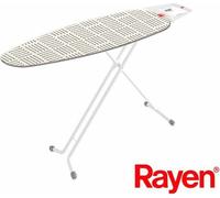 Rayen Planche à repasser Gamme Premium Réglable en hauteur Caoutchouc antidérapant sur les pieds Housse imprimée Taille : 120 x 40 cm