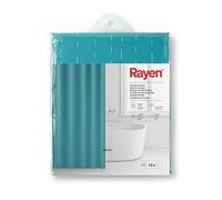 Rayen – Rideau de douche – Polyester – 180 x 200 cm – Vert et bleu