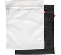 RAYEN - Set de 2 filets à linge blanc et noir 50x40 cm