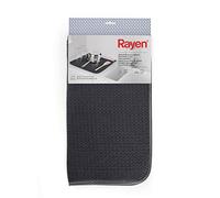 Rayen | Tapis d’égouttage à plaques | Égouttoir de Vaisselle de Cuisine | Matériau Super Absorbant | Séchage Rapide | Évitez l’humidité | Gris foncé | 40x46 cm