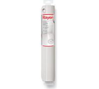 Rayen Tapis de bain Tapis de douche ou de bain carré Maxima Caoutchouc naturel Antidérapant Très résistant Pince à ventouse Antidérapant 50 x 50 cm Blanc