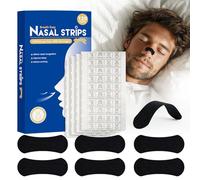 RAYGARD 120 Pièces Bandes Nasales, Bandelettes Noir pour Respirer, Adhérence Dilatateur Nasal Strips pour Améliorer la Respiration et le Sommeil, Adhésif qui Dure Jusqu'à 8 Heures