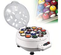 RayGenius 16pcs /22pcs Ball Clean Automatic Billiard Ball Washing Machine Pool Or Snooker Billiard Ball Cleaner Durable Billiard Accessory,22-Ball