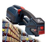 RayGenius Cercleuses éLectriques Automatiques, Cercleuses Manuelles, Feuillards Pet/Pte De 13-19 Mm, Cercleuses éLectriques pour L'Emballage Stationnaire,1Battery