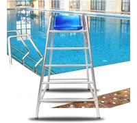 RayGenius Chaise de Sauvetage en Acier Inoxydable pour Piscine, Plage et lac Chaise de Sauvetage extérieure pour Adultes/Enfants supportant 330 kg Chaise de Patio pour Piscine et terrasse,304-1.8M
