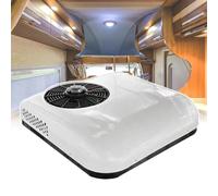 RayGenius Climatiseur De Toit éLectrique pour Camping-Car, Climatiseur De Parking 12v/24v pour Minivans, Climatiseur pour Camping-Car,12VDC-White