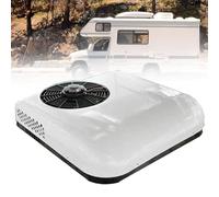 RayGenius Climatiseur De Toit pour VéHicules De Loisirs, Climatisation De Parking 12v/24v pour Minivans, Climatiseur De Camping-Car pour VéHicules De Loisirs, Camion-Camion, Excavateur.,12VDC-White