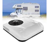 RayGenius Climatiseur pour VéHicules De Loisirs, Climatiseur De Toit pour VéHicules De Loisirs, Climatiseur De Parking 12v/24v pour VéHicules De Loisirs, Camions, Campeurs, Caravanes.,White-12Volt