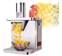 RayGenius Coupeur De LéGumes Automatique Coupeur De Carottes Coupeur éLectrique Commercial Coupeur De Pommes De Terre Machine à DéCouper en DéS Coupeur De LéGumes