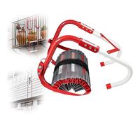 RayGenius éChelle De Secours à 2 éTages - éChelle De Secours Multi-Niveaux De 4,30 M De Long - Marches Extra-Larges pour Une Station Debout Facile (300 Mm De Large),10M/32FT