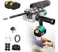 RayGenius Extracteur Automatique De Fil D'éLectricien, Outil De Traction De Fil Et De CâBle De Plombier, Extracteur De Fil D'éLectricien, Machine à Corder Automatique.,2battery