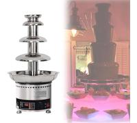 RayGenius Fontaine à Fondue Au Fromage ChaufféE, Fontaine à Fondue Au Chocolat, 4/5/6/7 éTages De Cascades De Chocolat.,6Layers