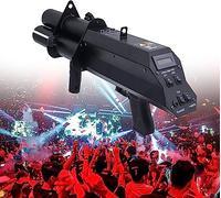 RayGenius Lanceur De Confettis, à Confettis éLectrique, Lanceur De Confettis, Machine à Effet De ScèNe LED Portable, Machine à Effet De Confettis pour Halloween。