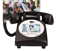 RayGenius Livre d'or Audio et vidéo, Messages vidéo personnalisés pour Mariages par téléphone, enregistrez et conservez Vos Moments précieux,Black