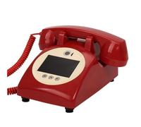 RayGenius Livre d'or VidéO Et Audio pour Mariage, TéLéPhone VidéO HD 1080p, Livre d'or pour Vos Occasions SpéCiales, IdéAl pour Une FêTe PréNuptiale,Red