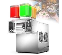 RayGenius Machine à Glace pilée Automatique, broyeur à cônes de Neige 120 kg/Jour, Machine à Glace Flocons de Neige Commerciale, Machine à Glace 4 parfums pour la Maison,1200W