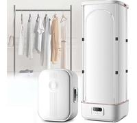 RayGenius Machine à Repasser Automatique, SèChe-Linge, SèChe-Vapeur, Portable, MéNage, Repassage, Pliage des VêTements, DéFroissage,Upgraded