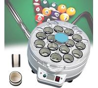 RayGenius Nettoyage Automatique des Boules De Billard Machine éLectronique Nettoyage des Boules De Billard Ou De Snooker Nettoyeur De Boules De Billard Accessoires De Billard,22-Ball