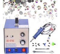 RayGenius Outil d'application de Strass à Fixation Rapide avec Machine à sertir Les Perles à ultrasons, Outil de pressage et de Fixation pour Perles et Strass, 80PCS/Min