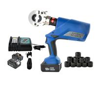 RayGenius Pince hydraulique Rechargeable Outil de sertissage électrique Sertisseuse de Fil alimentée par Batterie avec Une Plage de sertissage de 16-400mm2 EZ-400,ReinforcedEZ300