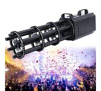 RayGenius Pistolet à Confettis Manuel à 6 Coups, Lanceur De Confettis Professionnel, PulvéRisation De Confettis à La Main, pour Les CéLéBrations en IntéRieur/ExtéRieur, Le Nouvel an
