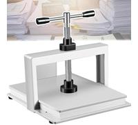 RayGenius Presse à Papier Manuelle pour Papier Plat, Presse à Papier Plat, Machine à Aplatir Les Reliures De Bureau, Machine à Aplatir Les Reliures De Bureau,A4