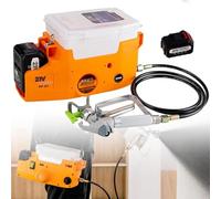 RayGenius PulvéRisateur De Peinture,Pistolet à Peinture éLectrique pour La Peinture De Maison,Machine à Peinture Portative à Dos,PulvéRisateur Portatif sans Air。,Orange-2xbattery